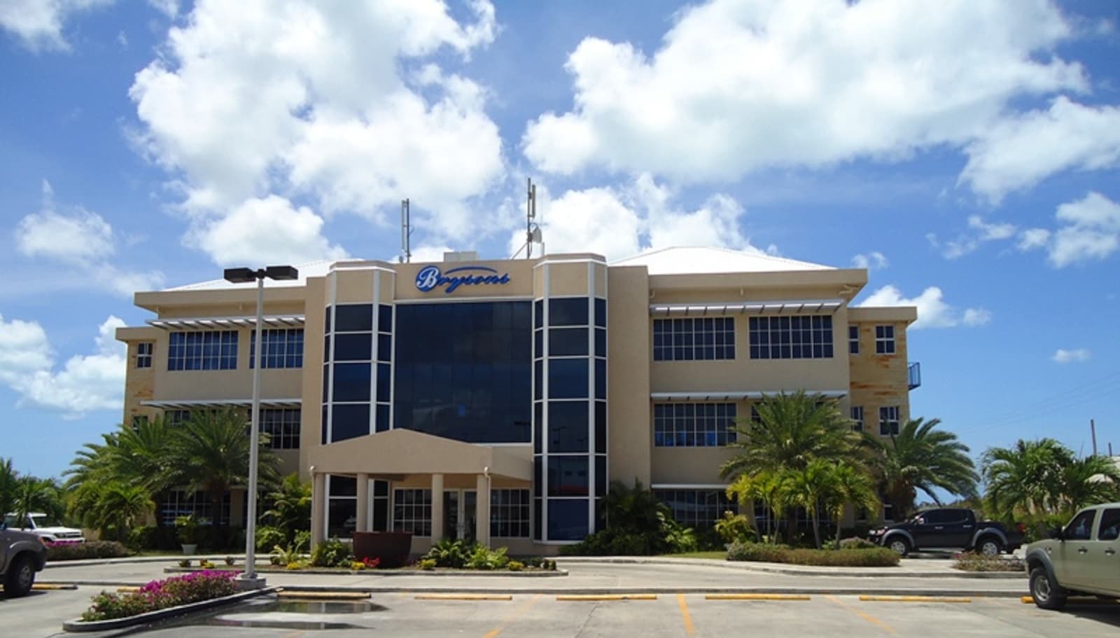Brysons’ established company building in Antigua