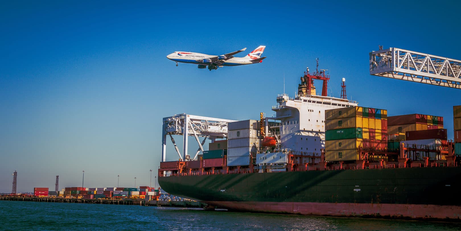 Container shipping and maritime logistics